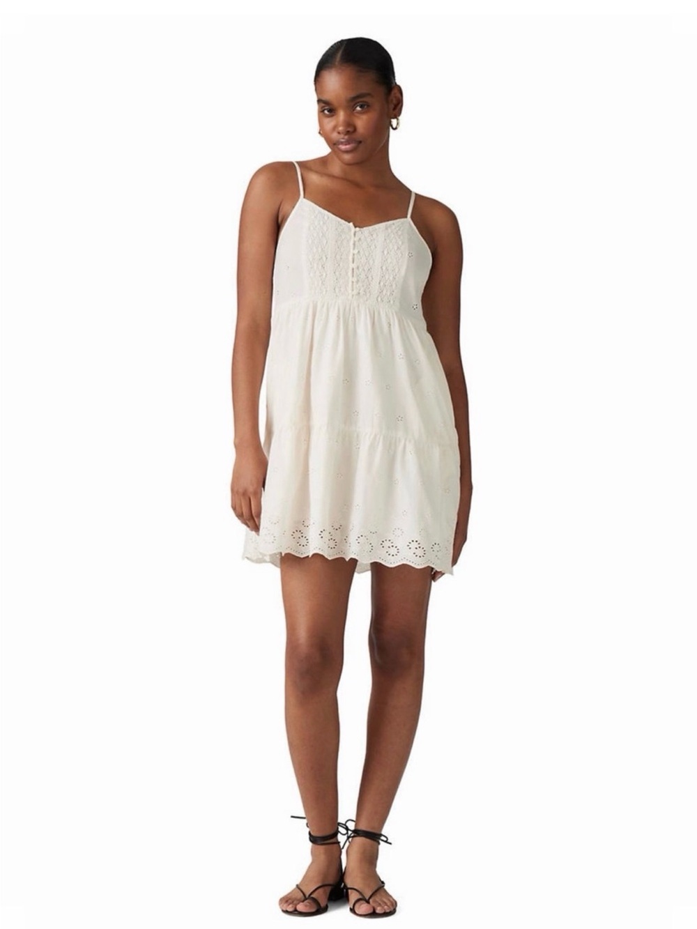 Levi's® Women's Cora Sleeveless Mini Dress - Whisper White: Cotton